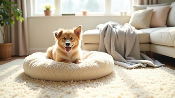 Optez pour un coussin déhoussable pour chien confortable et pratique